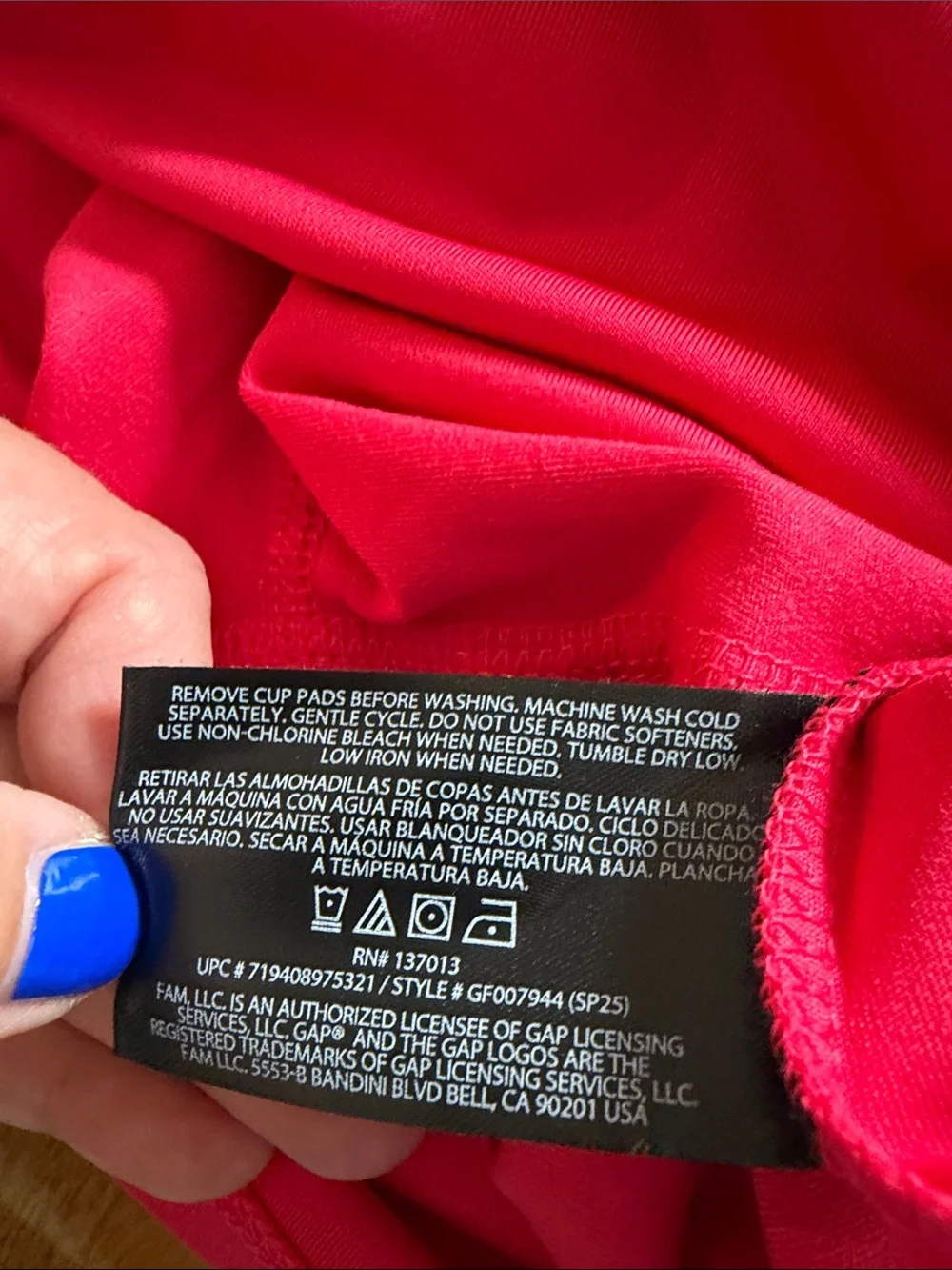 GAP Bright Red V-Neck Sleeveless Mini Dress - Picture 8 of 10